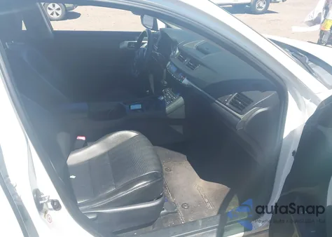 2012 Lexus Ct 200H из США, поврежденный, VIN JTHKD5BH1C2085287